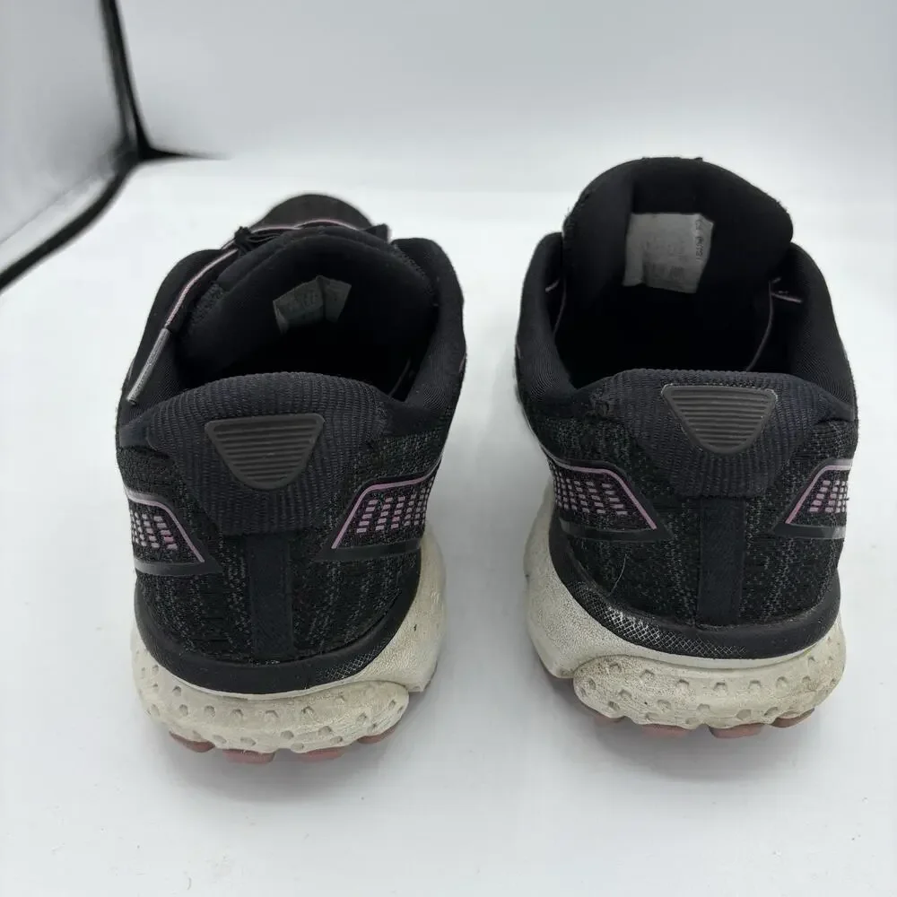 Brooks Sneakers‎ Womens Size 9.5 B Ghost 12 Running Walk Black Purple